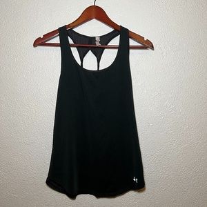 Under Armor Black Twist Back Tank Top